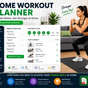 Home Workout Plan Generator